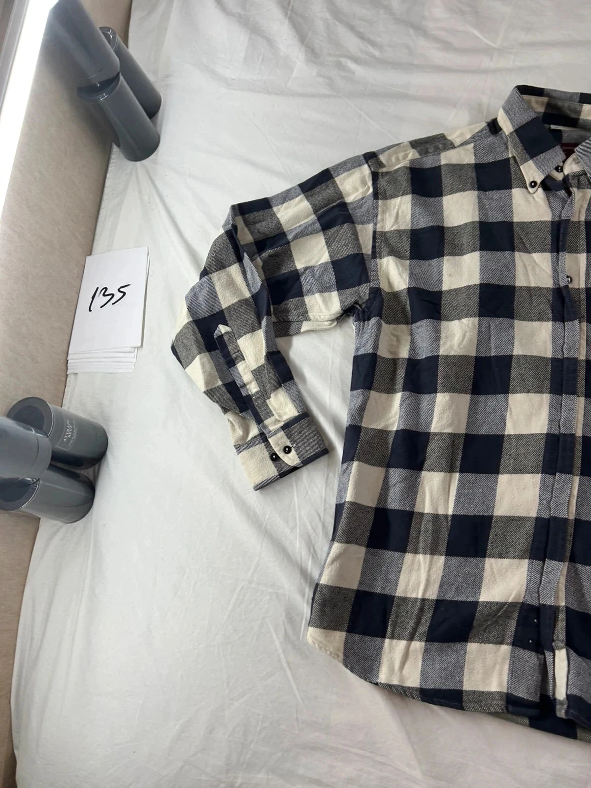 Black and white plaid Status shirt – photo 3
